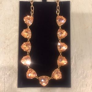 Stella & Dot sparkly champagne necklace